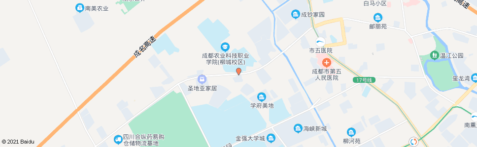 成都农学院_公交站地图_成都公交_妙搜公交查询2024