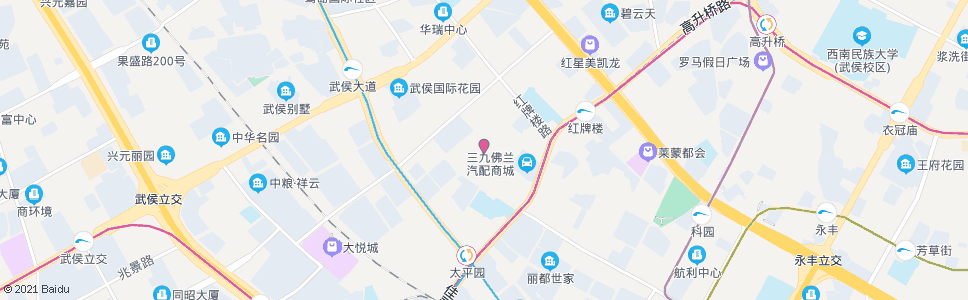 成都永盛路中_公交站地图_成都公交_妙搜公交查询2025