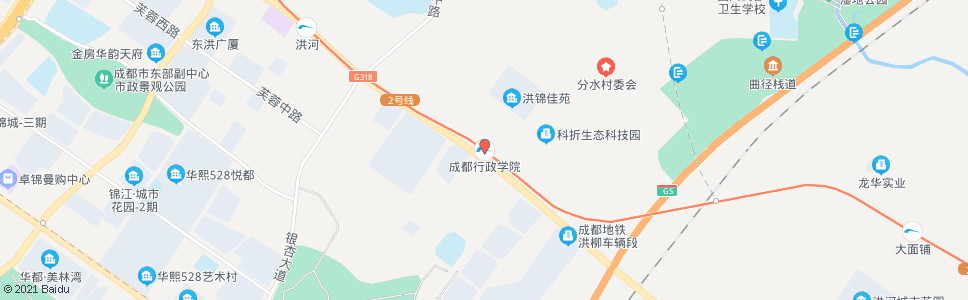 成都成都行政学院_公交站地图_成都公交_妙搜公交查询2025