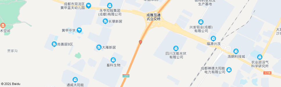 成都成雅高速双流路口_公交站地图_成都公交_妙搜公交查询2024