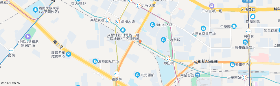 成都紫瑞大道创业路口_公交站地图_成都公交_妙搜公交查询2024