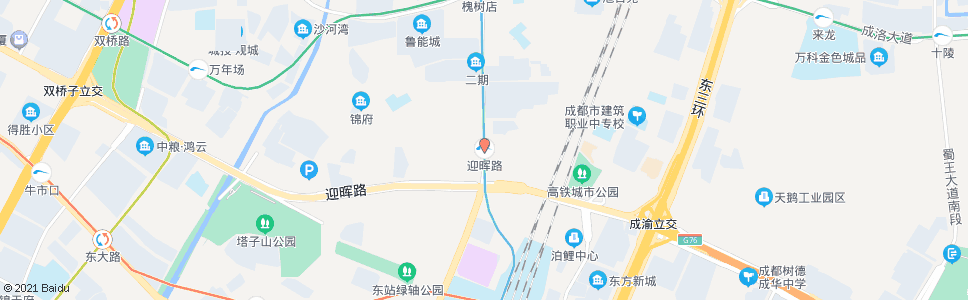 成都建材路迎晖路口_公交站地图_成都公交_妙搜公交查询2025