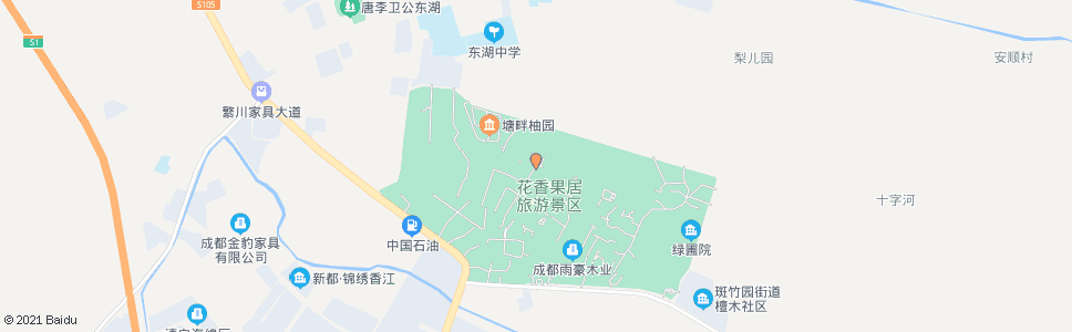 成都花香路广场_公交站地图_成都公交_妙搜公交查询2024