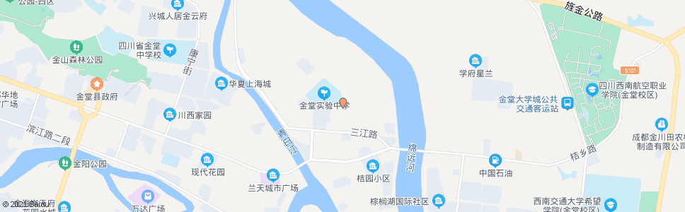 成都江城路_公交站地图_成都公交_妙搜公交查询2025