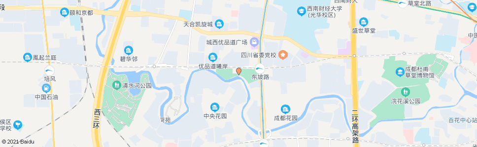 成都沙堰街北_公交站地图_成都公交_妙搜公交查询2024