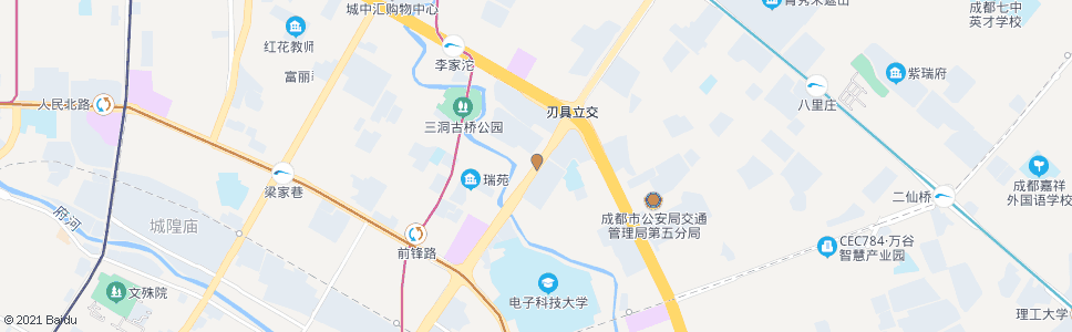 成都府青路二环路立交桥_公交站地图_成都公交_妙搜公交查询2025