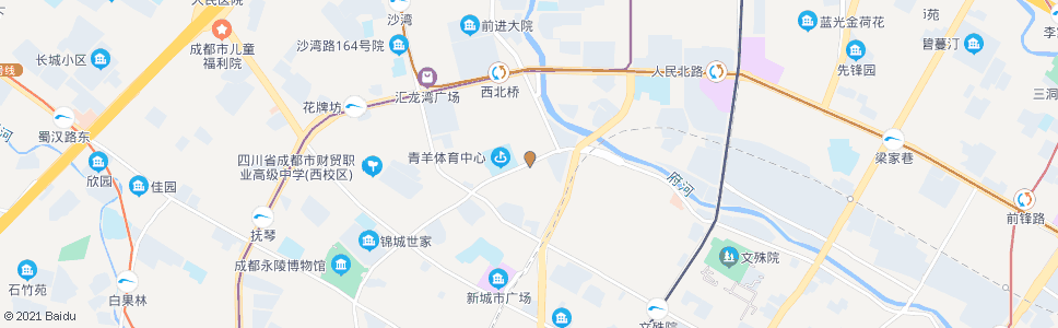 成都西体路_公交站地图_成都公交_妙搜公交查询2025