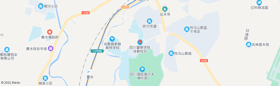 成都武警指挥学院_公交站地图_成都公交_妙搜公交查询2024