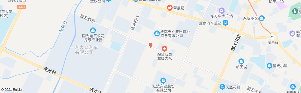 成都西干道龙二环路口_公交站地图_成都公交_妙搜公交查询2025