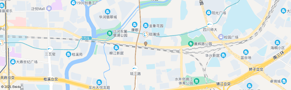 成都锦绣大道锦华路口_公交站地图_成都公交_妙搜公交查询2025