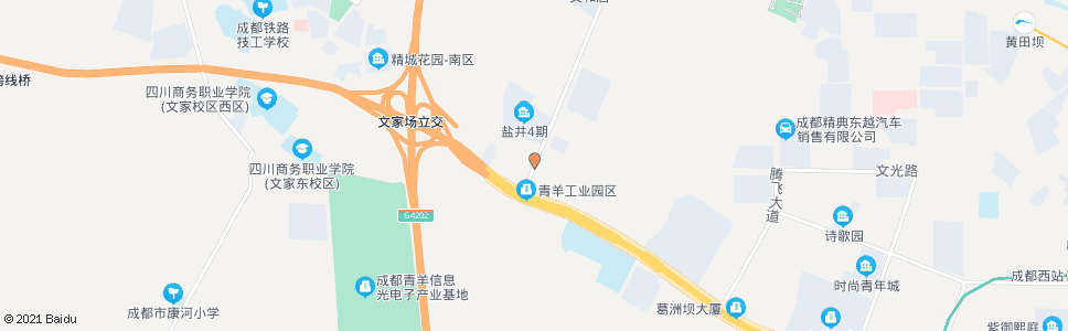 成都文家大道成温路口_公交站地图_成都公交_妙搜公交查询2025