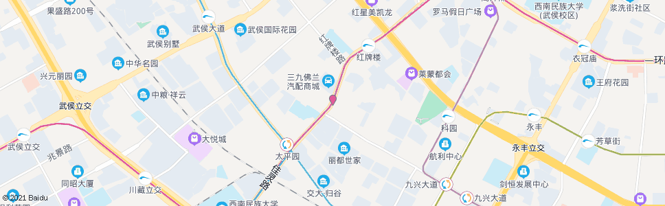 成都佳灵路高新路口_公交站地图_成都公交_妙搜公交查询2025