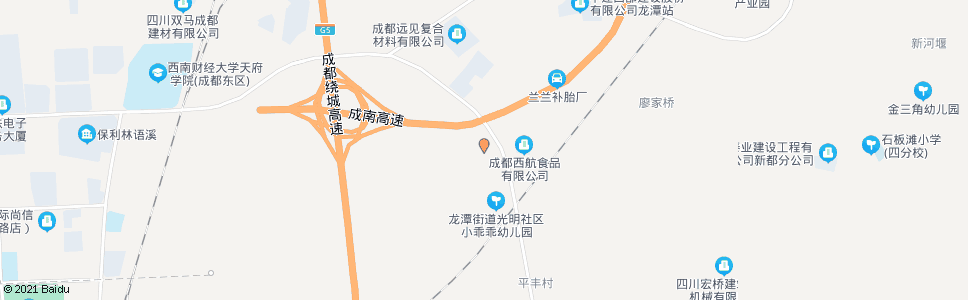 成都光明村_公交站地图_成都公交_妙搜公交查询2024