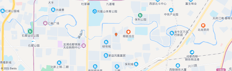 成都北延新居A区北大门_公交站地图_成都公交_妙搜公交查询2025