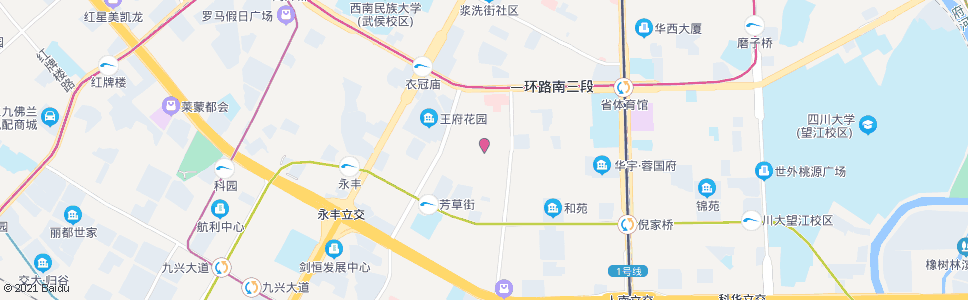 成都玉林西路东_公交站地图_成都公交_妙搜公交查询2025