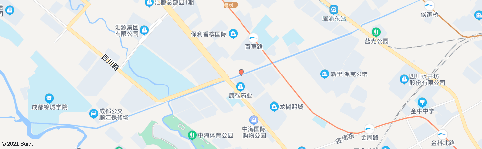 成都金粮路南_公交站地图_成都公交_妙搜公交查询2025