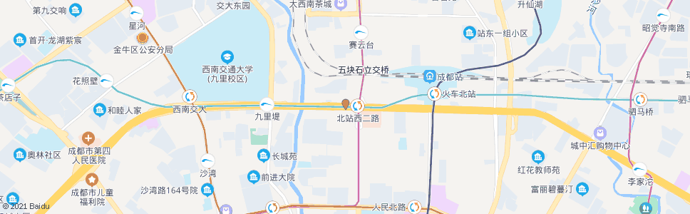 成都二环商贸大道口_公交站地图_成都公交_妙搜公交查询2025