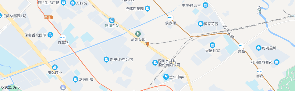 成都全兴路中_公交站地图_成都公交_妙搜公交查询2025