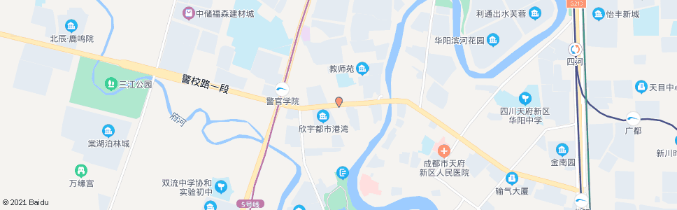 成都华阳大道一段_公交站地图_成都公交_妙搜公交查询2025