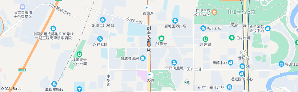 成都剑南大道盛邦街口_公交站地图_成都公交_妙搜公交查询2024