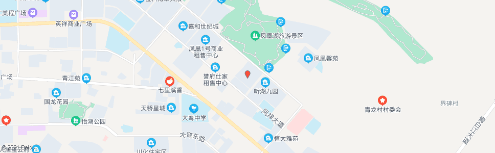 成都凤凰湖国际社区_公交站地图_成都公交_妙搜公交查询2025