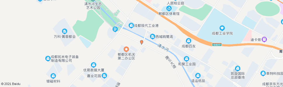 成都红旗大道清水河东路口_公交站地图_成都公交_妙搜公交查询2025