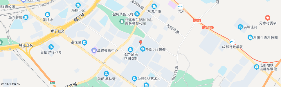 成都锦江城市花园_公交站地图_成都公交_妙搜公交查询2024