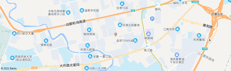 成都临港路三段_公交站地图_成都公交_妙搜公交查询2025