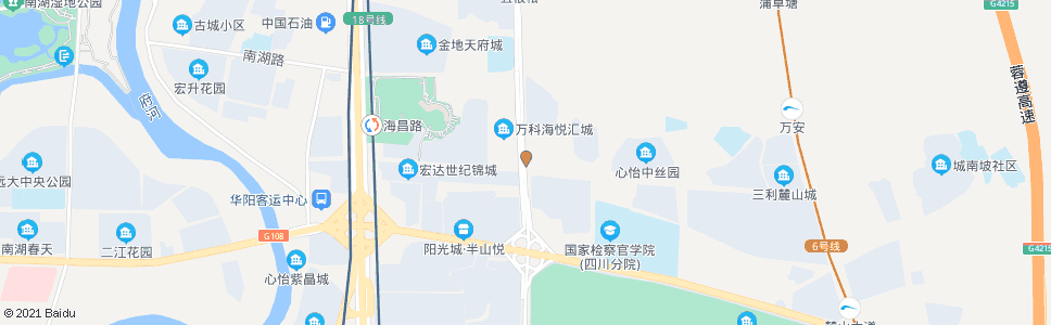 成都梓州大道海昌北路口_公交站地图_成都公交_妙搜公交查询2025