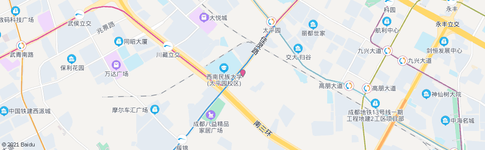 成都南桥二路_公交站地图_成都公交_妙搜公交查询2025