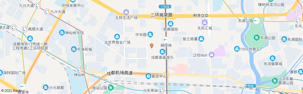 成都桐梓林中路_公交站地图_成都公交_妙搜公交查询2025