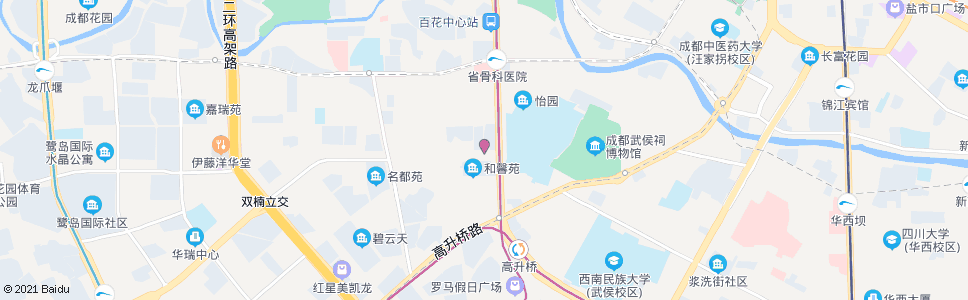 成都菊乐路东_公交站地图_成都公交_妙搜公交查询2025