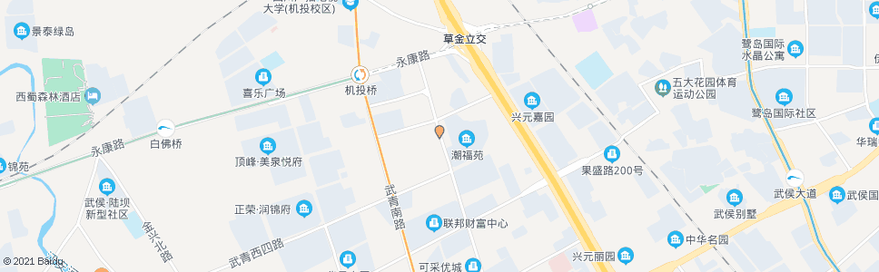 成都潮音大道_公交站地图_成都公交_妙搜公交查询2025