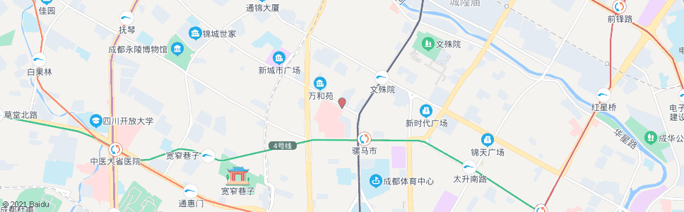 成都青龙街三医院_公交站地图_成都公交_妙搜公交查询2025