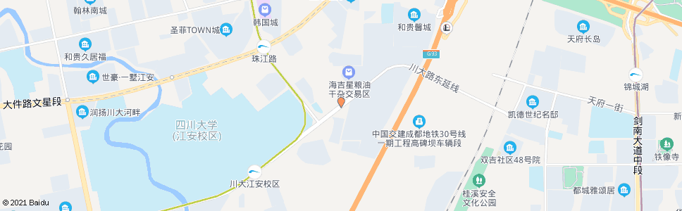 成都白成路口_公交站地图_成都公交_妙搜公交查询2024