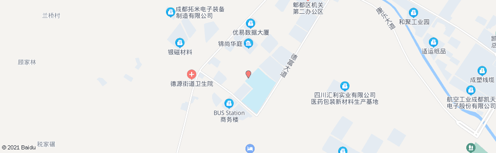 成都红旗大道田坝东街口_公交站地图_成都公交_妙搜公交查询2025