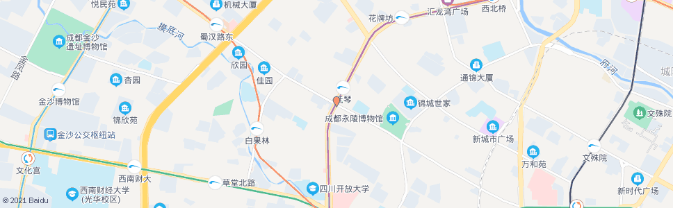 成都永陵路口_公交站地图_成都公交_妙搜公交查询2024