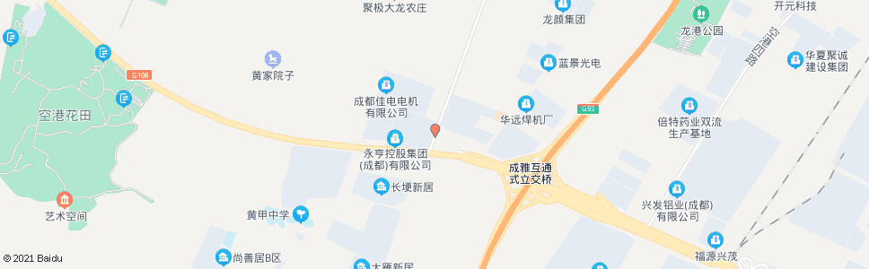 成都西航港大道牧华路口_公交站地图_成都公交_妙搜公交查询2025