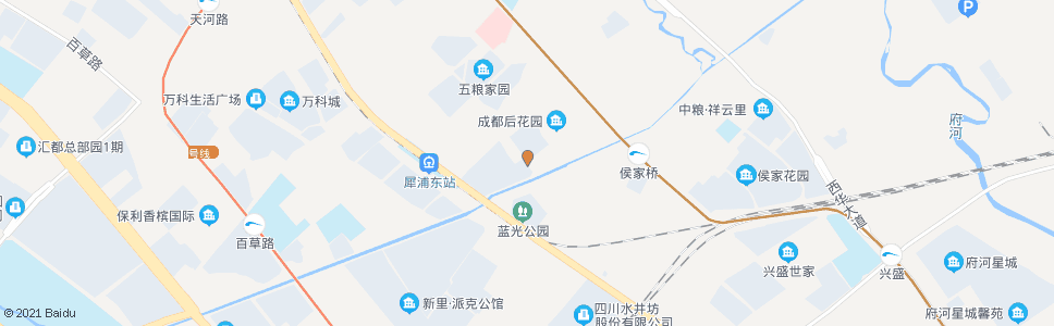 成都华都大道东二段_公交站地图_成都公交_妙搜公交查询2025