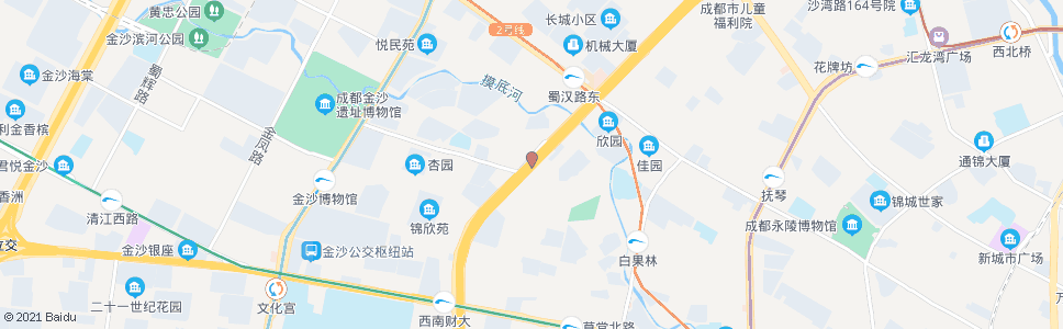 成都二环清溪西路口_公交站地图_成都公交_妙搜公交查询2024