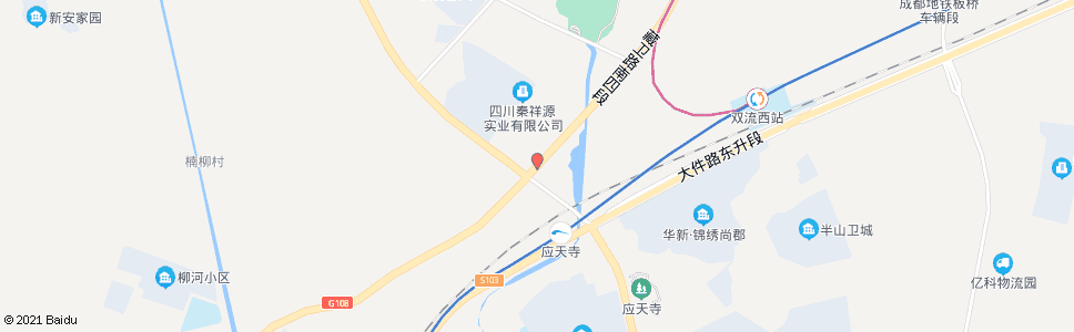 成都绕城大道工业路口_公交站地图_成都公交_妙搜公交查询2025