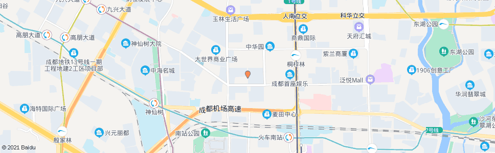 成都桐梓林路_公交站地图_成都公交_妙搜公交查询2025