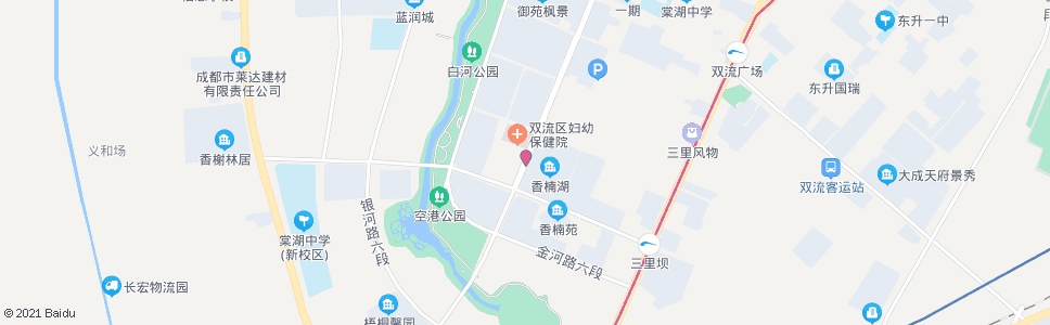 成都香楠湖(妇幼保健院)_公交站地图_成都公交_妙搜公交查询2024