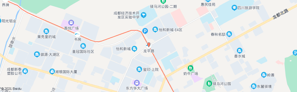 成都龙平路站_公交站地图_成都公交_妙搜公交查询2025