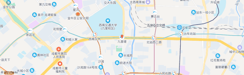 成都一环路九里堤路口_公交站地图_成都公交_妙搜公交查询2025