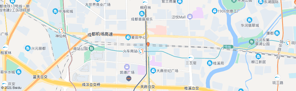 成都千子门路南_公交站地图_成都公交_妙搜公交查询2025