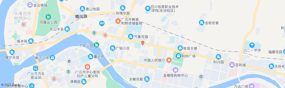 广元市国税局_公交站地图_广元公交_妙搜公交查询2024