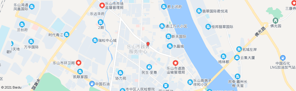 乐山龙游路通江路口_公交站地图_乐山公交_妙搜公交查询2024