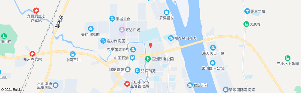 乐山乐山一中南门_公交站地图_乐山公交_妙搜公交查询2024