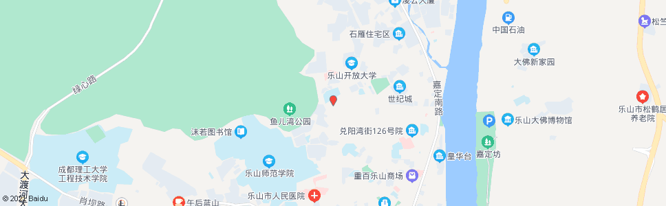 乐山职院斑竹湾校区_公交站地图_乐山公交_妙搜公交查询2024